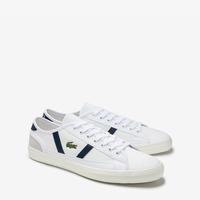 lacoste silver shoes