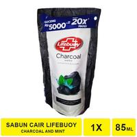 SABUN CAIR LIFEBUOY CHARCOAL AND MINT - 85 ML