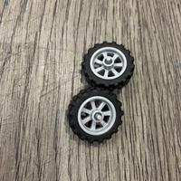 Lego 2 motorbike wheel n tire