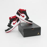Air Jordan 1 Mid bianche,rosse e nere | AW LAB