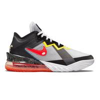 nike lebron 18 low black university red