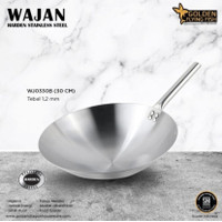 Wajan Harden Golden Flying Fish 30 cm Gagang Panjang Anti Lengket