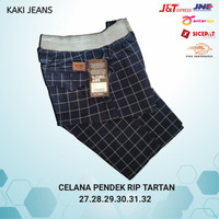CELANA PENDEK TARTAN KOTAK KOTAK COWOK PRIA