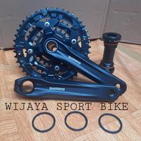 Review Crank Shimano Acera MT300 44T HT2 Hollowtech Dengan BB