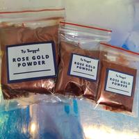 Serbuk Rose Gold 20gr JERMAN Emas Bronze Perunggu Cmpr Cat/Res bubuk