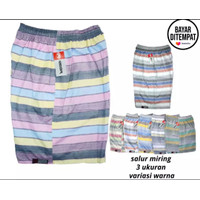 Celana pendek salur katun/Celana pendek pria wanita/Celana pendek salu