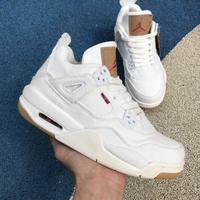 Jordan 4 Retro Levi's White (Levi's Tag) - AO2571-100