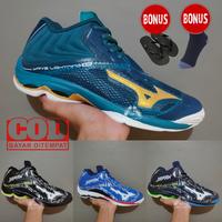 mizuno wave lightning 7 bleu