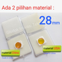 Lensa lens kaca fokus focus head mata laser CO2 ZNSE CVD 28mm 28 mm