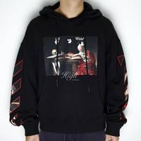 red sweatshirt