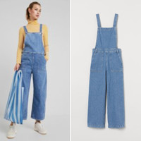 Stradivarius Denim Overall 34/XS