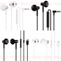 Headset Xiaomi Mi Dual Driver Earphones Original Jack 3.5mm & Type C