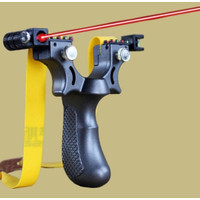 Ketapel Tactical Slingshoot Dengan Laser Sight Dan Rubber Band