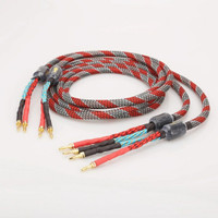 Audiocrast Speaker Cable. 2.5 mtr pair. Oxygen free cooper 16 strand.