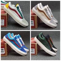 platform vans rainbow