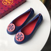tory burch navy flats