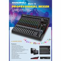 MIXER AUDIO HARDWELL MARK 12 ORIGINAL 12CHANNEL MARK 12 SOUNDCARD USB+
