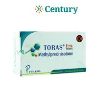 TORAS 8 MG 1 STRIP ISI 10 TAB /METHYL PREDNISOLON/ANTI INFLAMASI