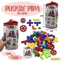 Toko Mainan ALFA Puzzle Pipa VDS 50pcs Tas VDS050P-TAS