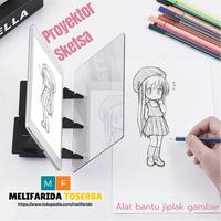 Review Alat proyektor sketsa gambar untuk menggambar dan meawarnai