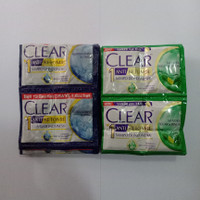 Shampoo Clear Sachet 9 Ml 1 renteng isi 24 Pieces