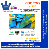 COOCAA LED TV 43 inch 43S7G SMART ANDROID 11 Digital TV-2.4G/5G WIFI