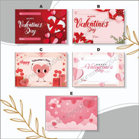 KARTU UCAPAN VALENTINE | VALENTIN DAYS | GREETING CARD |