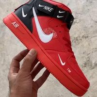 air force 1 mid utility red