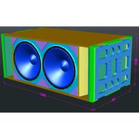 Box Mentahan Subwoofer model NEXO RS18 - 2 x 18in