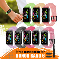 Tali Jam Strap Silicone Transparan Doff For Honor / Huawei Band 6