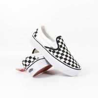 platform high top checkered vans