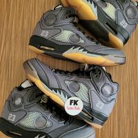 jordan 5 white metallic silver