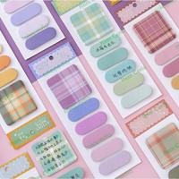 Review ic] 120 lembar sticky notes set 2 ukuran grid warna polos ...