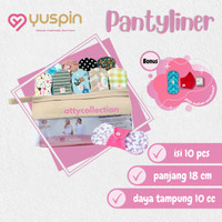 Yuspin Pantyliner Pembalut Kain Manspad Antibacterial Silver Plus