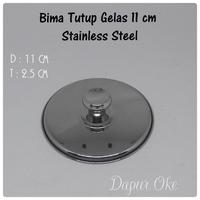 Bima Tutup Gelas 11 Cm Stainless / Mug Cover