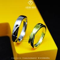 Cincin Nikah Cincin Kawin Jogja Emas 25% Silver 92,5% Jogja