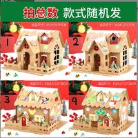 Review DIY Christmas Gingerbread House Kit Christmas craft cardboard ...