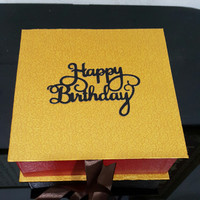 Kotak Kado / Kotak Hampers 22x 22 x 10 cm