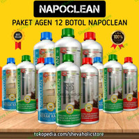 Paket Agen 1 DUS / 12 Botol Napoclean Pembersih Keramik Terbaik