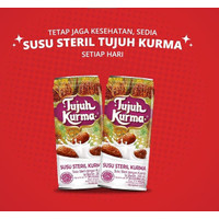 PAKET 2 Hari Susu Steril Tujuh Kurma 200 ml [ Isi 2 Pcs ]