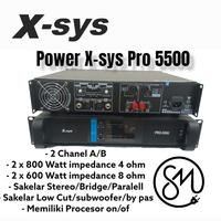 Power Audio Professional PRO-5500 xsys PRO5500
