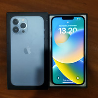 iPhone 13 Pro Max 128gb Sierra Blue Mulus