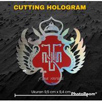 stiker logo Jogja hologram sticker cutting logo Yogyakarta motor logo