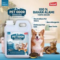( Isi Ulang ) Penghilang Bau Pesing Pipis Kotoran Kucing Anjing 1L