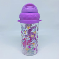 Botol minum anak sedotan 430ml smiggle edition unicorn pink