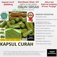 Kapsul Bubuk Daun Sirsak Herbal Jamu Obat Curah 100 Butir