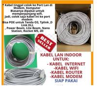 KABEL WIFI LAN UTP KABEL ROUTER KABEL INTERNET 50 METER SIAP PAKAI