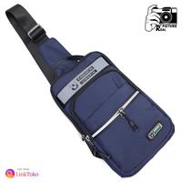 Sling Bag Pria Jingpin 66193 Nilon Import
