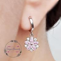 Silver 925 Diamond Earring Anting Permata Berlian - DYE004 Blossom