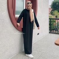 INNER DRESS lengan panjang murah bahan jersey premium jumbo manset